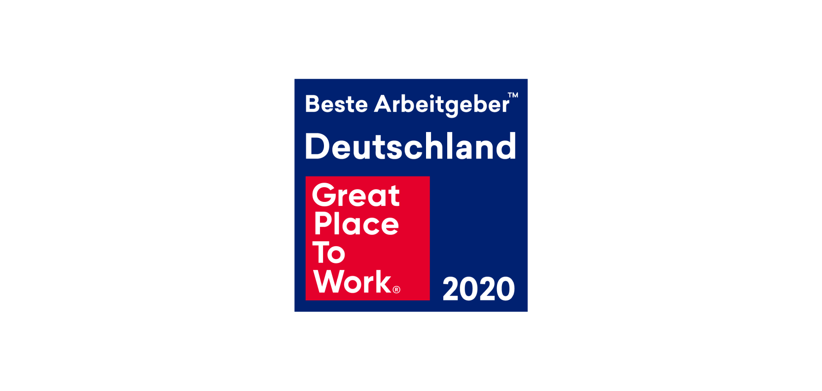 Great Place to work 2020 Logo