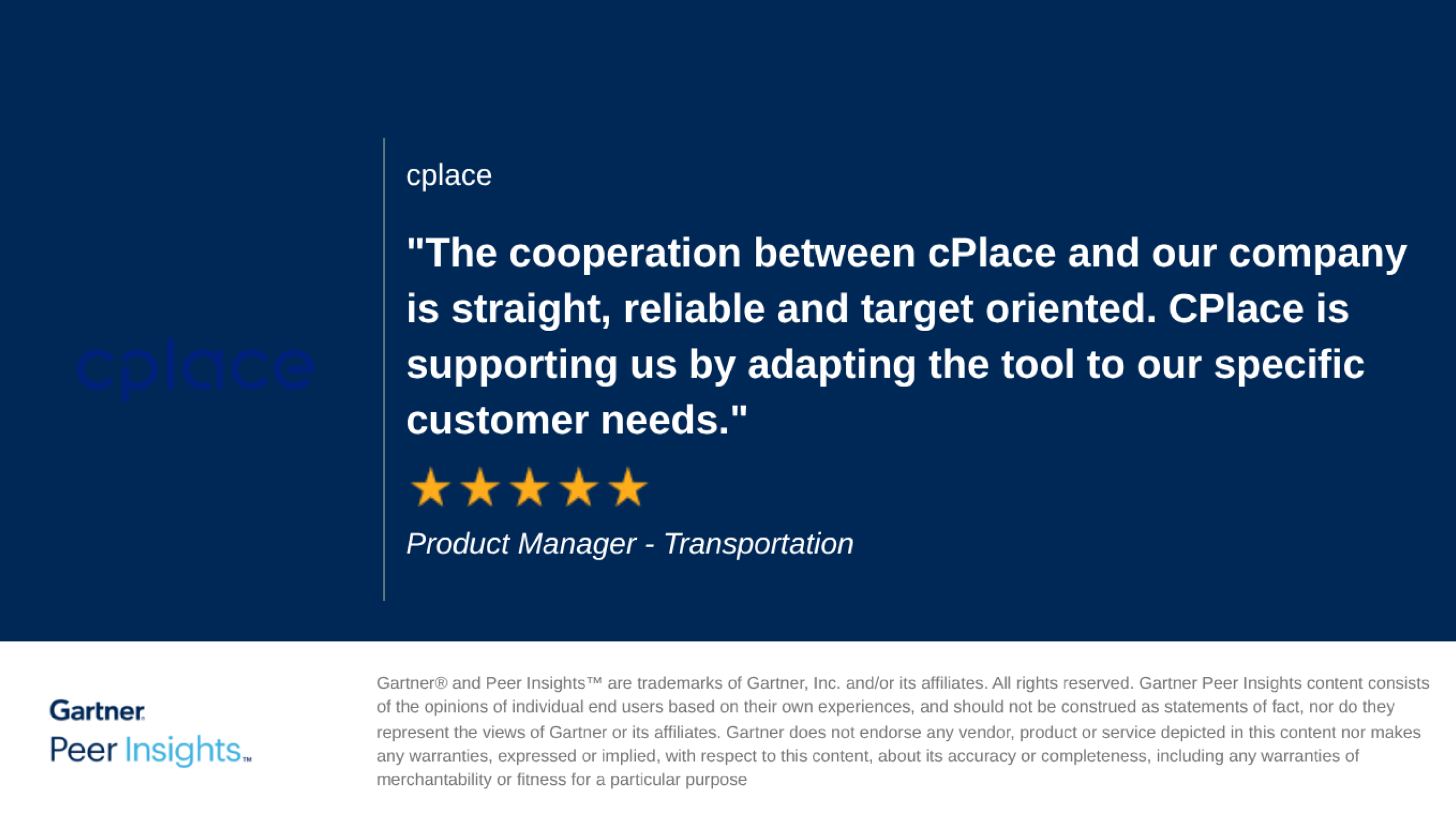 Gartner Review
