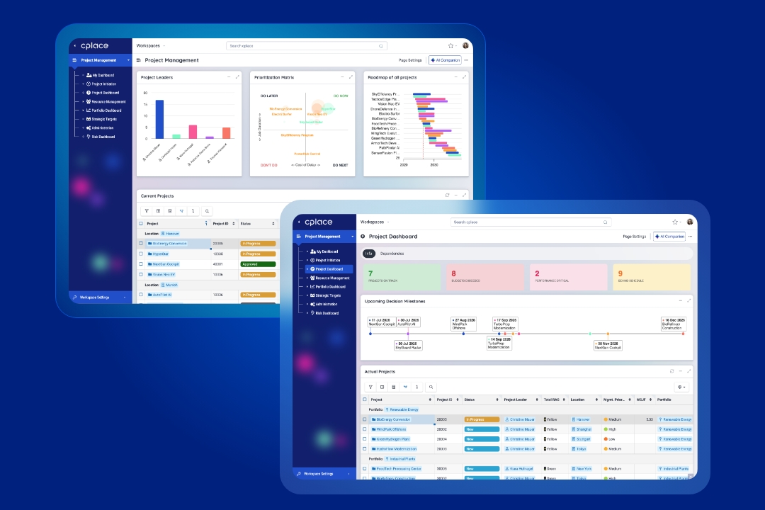 Platform for R&D project and portfolio management in Automotive