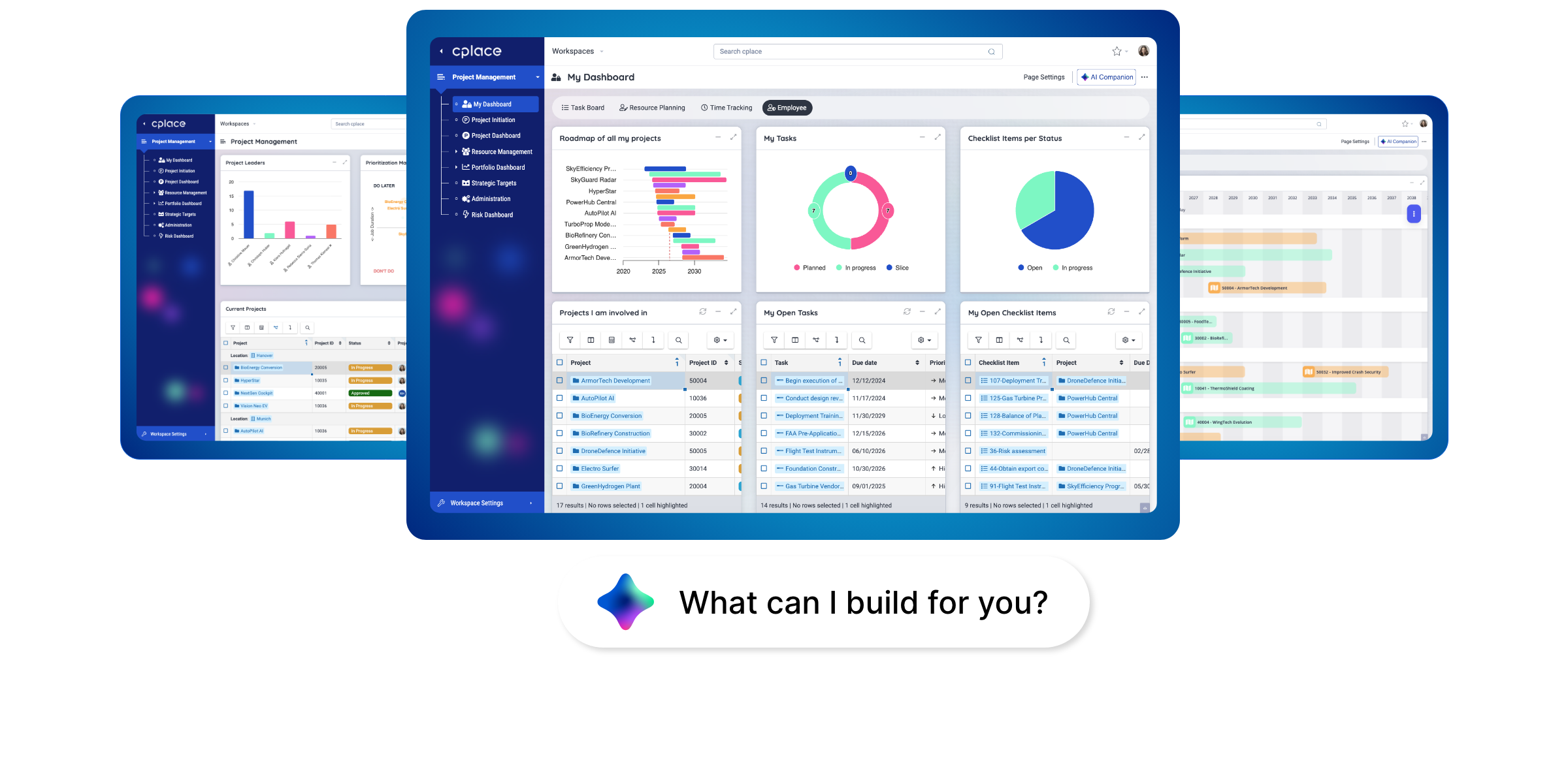 AI-powered No-Code builder for enterprise PPM