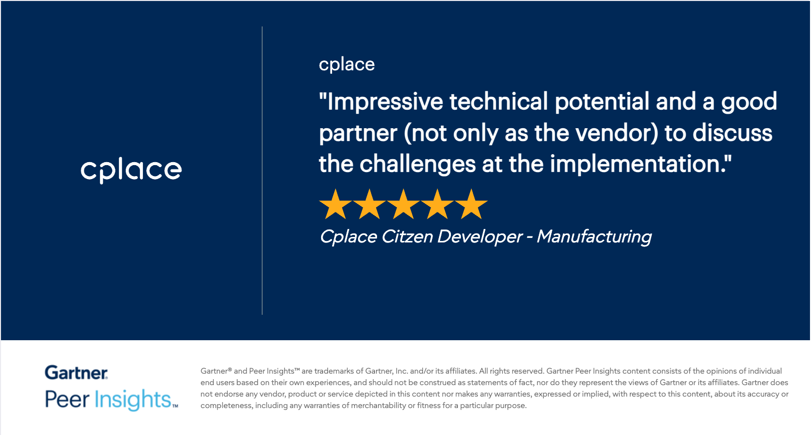 Gartner Review
