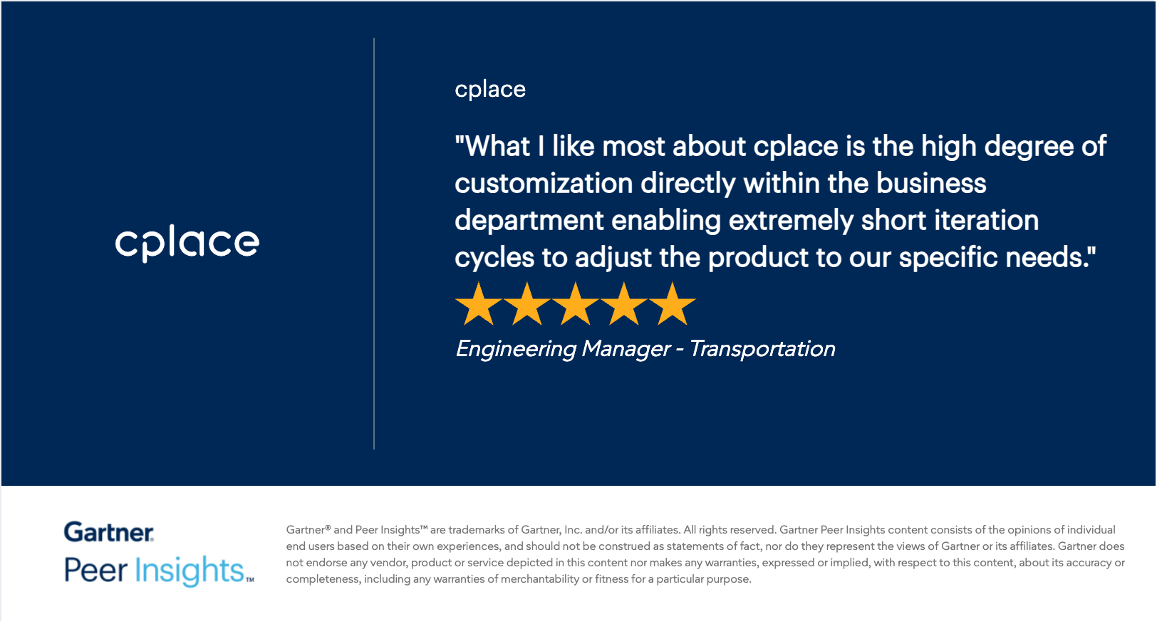 Gartner Review
