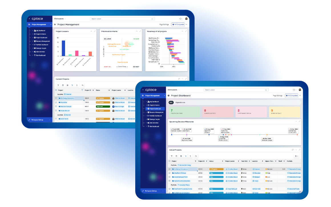 Platform for R&D project and portfolio management in Automotive