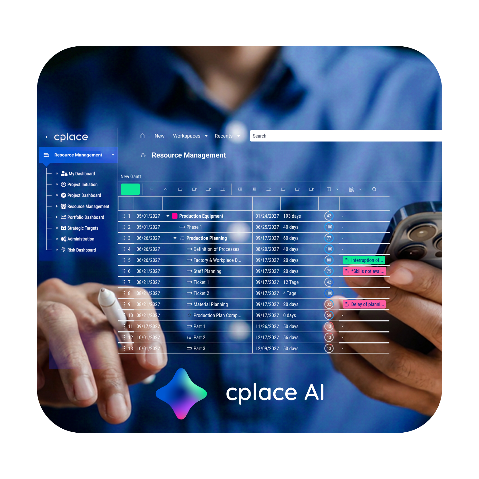 cplace AI—the AI-powered software for your PPM