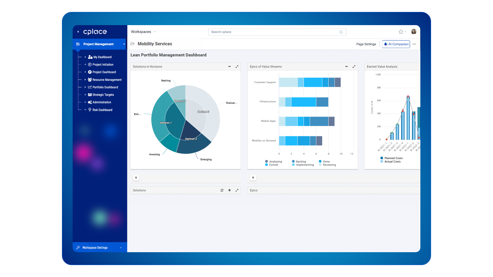 Lean Portfolio Management with cplace